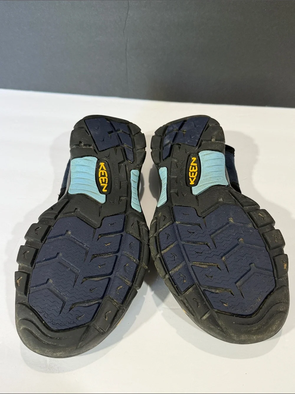 Keen Men’s Blue and Gray Closed-Toe Sport Sandals